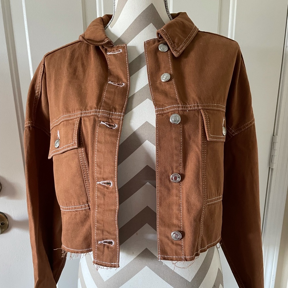 Topshop cropped jacket